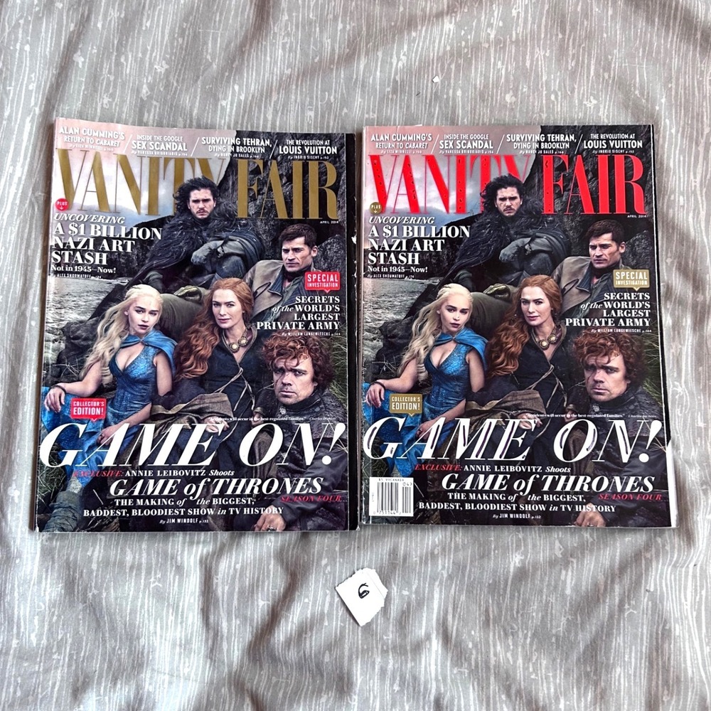 Vanity Fair April 2014 Game of Thrones Season 4 Annie Leibovitz Emilia‎ Clarke